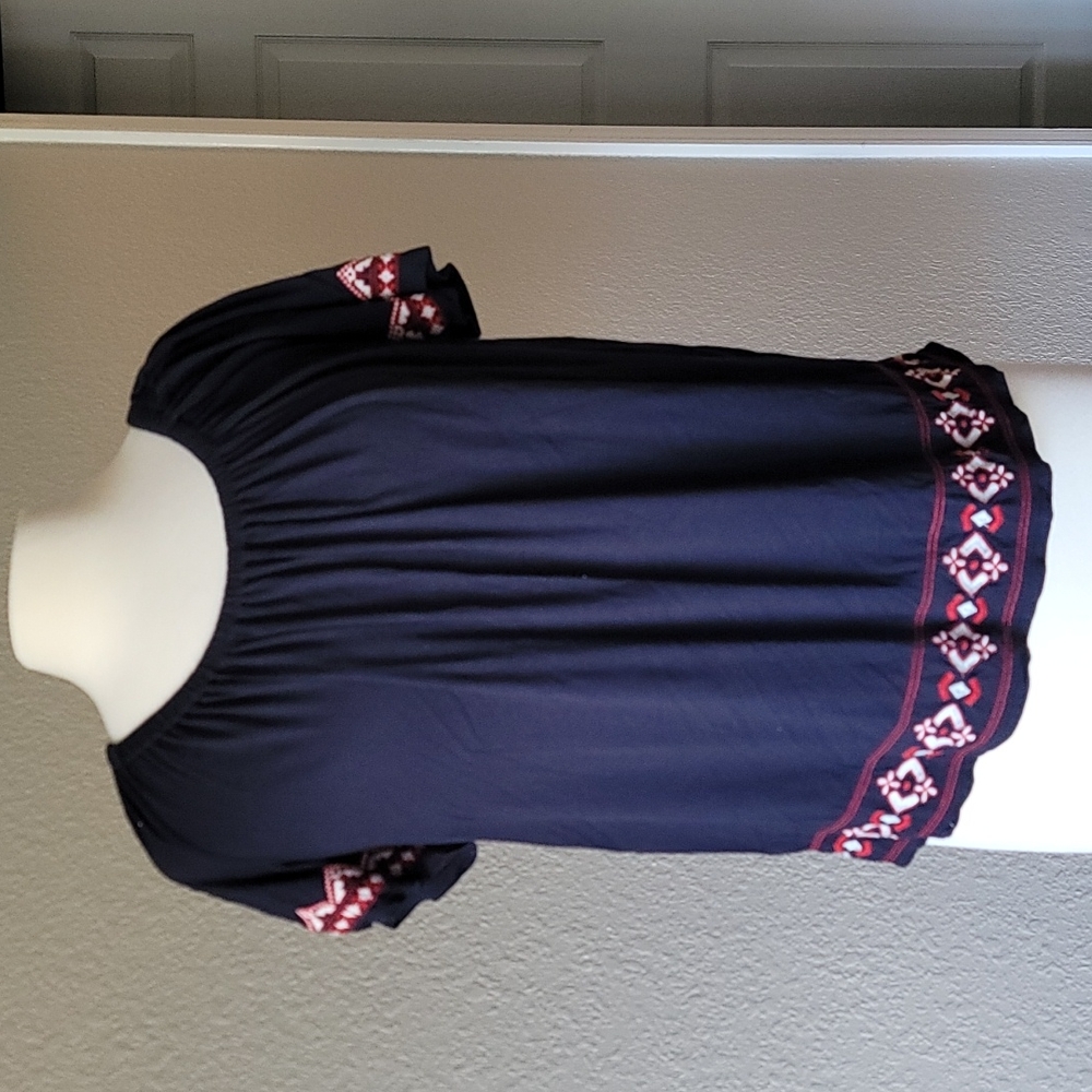 Ann Taylor Dark Blue Top